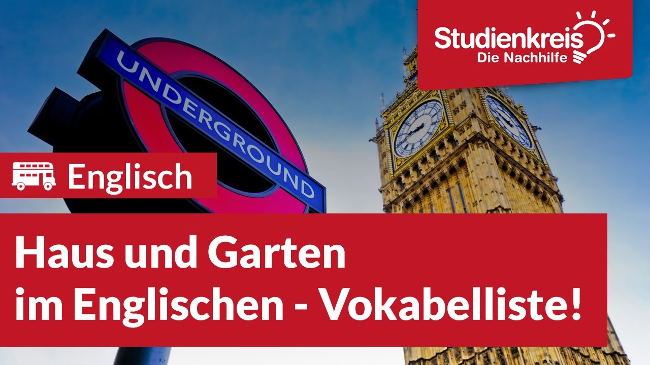 Haus Und Garten Im Englischen! | Englisch Verstehen Mit Dem Studienkreis with regard to Was Heißt  Keiderschrank  Af  Eglisch