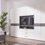 Interliving Kleiderschrank Serie 1207 – Kleiderschrank Mit Tv-Nische throughout Kleiderschrank Tv