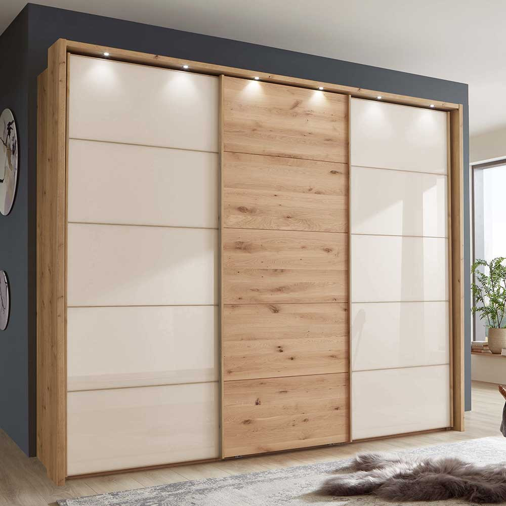 Kleiderschrank 250 Cm Breit Mit Zwei Höhen - Seharin throughout Kleiderschrank 2 50 Breit