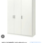 Kleiderschrank Ikea Dombas 140X181X51Cm – Weiß In Dombas Kleiderschrank