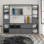 Kleiderschrank "Visit" Anthrazit 225 X 190 Cm Xxl Vicco In Kleiderschrank Xxl