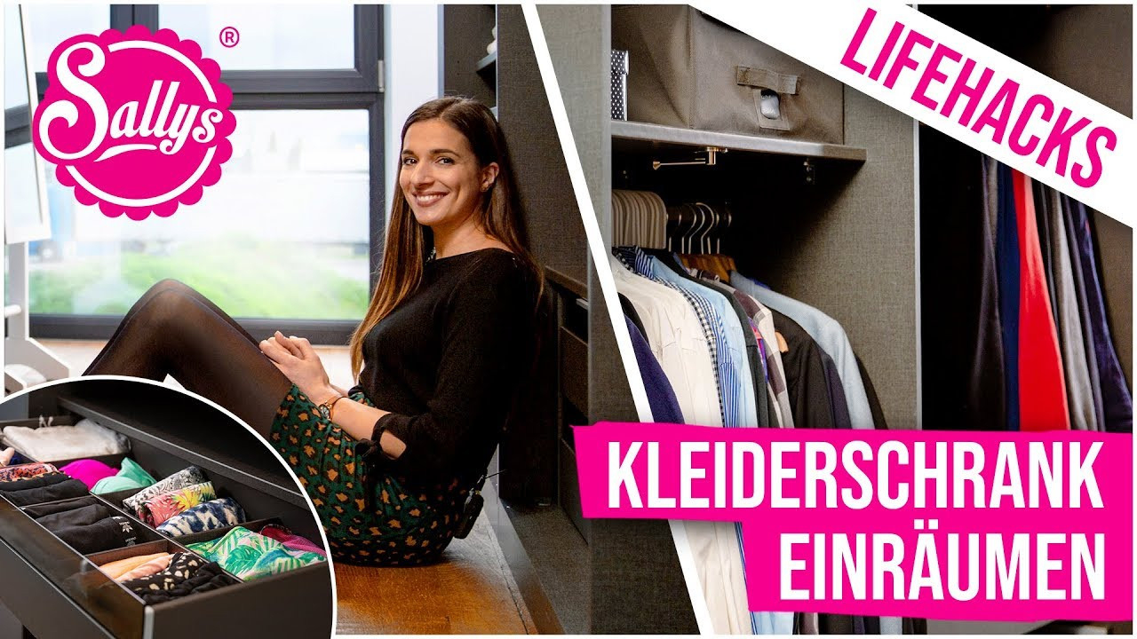 Lifehacks – Kleiderschrank Einräumen / Roomtour Part 5 / Sallys Welt intended for Kleiderschrank Einräumen