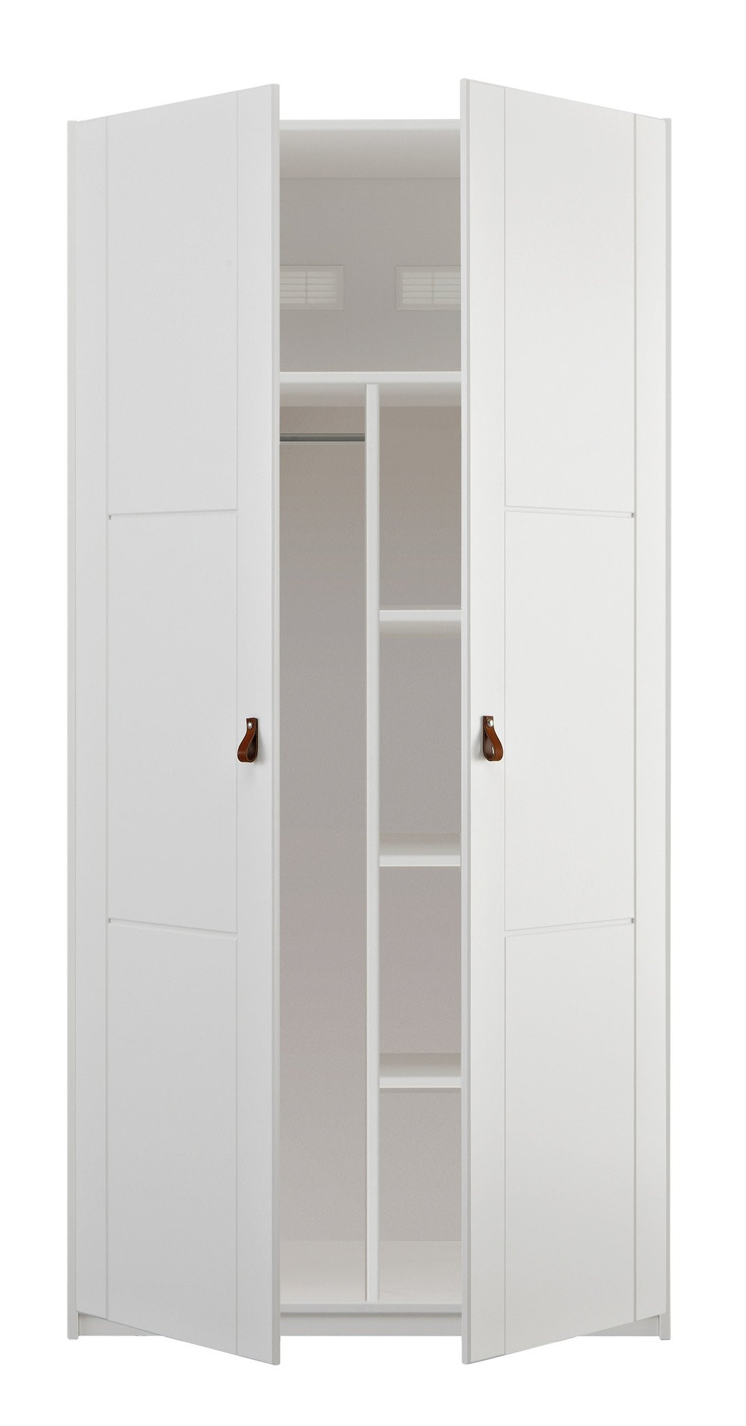 Lifetime Kidsrooms Kleiderschrank 100 Cm Mit 2 Türen In Whitewash within Kleiderschrank 100 Cm Breit