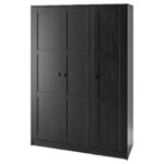 Rakkestad Kleiderschrank Mit 3 Türen - Schwarzbraun 117X176 Cm with regard to Kleiderschrank Schwarzbraun