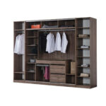 Xxl Kleiderschrank Hoch Braun Schlafzimmer Schränke Glasschrank Pertaining To Kleiderschrank Xxl