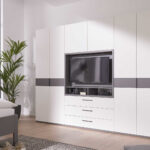 Interliving Kleiderschrank Serie 1207 – Kleiderschrank Mit Tv Inside Tv Kleiderschrank