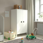 Busunge Kleiderschrank, Weiß, 80X139 Cm – Ikea Deutschland In Ikea Kleiderschrank Kinderzimmer