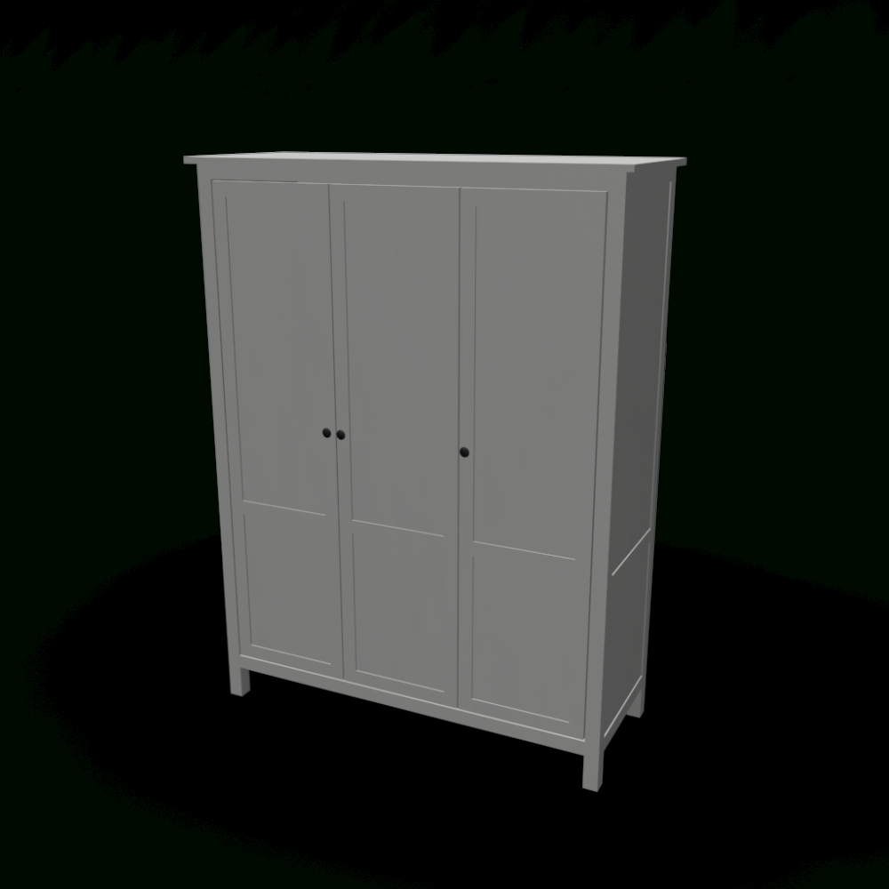 Hemnes Kleiderschrank 3-Türig - Einrichten &amp; Planen In 3D for Kleiderschrank Ikea Hemnes