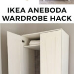 Ikea Hack: Aneboda Wardrobe - Angela Marie Made within Ikea Kleiderschrank Aneboda