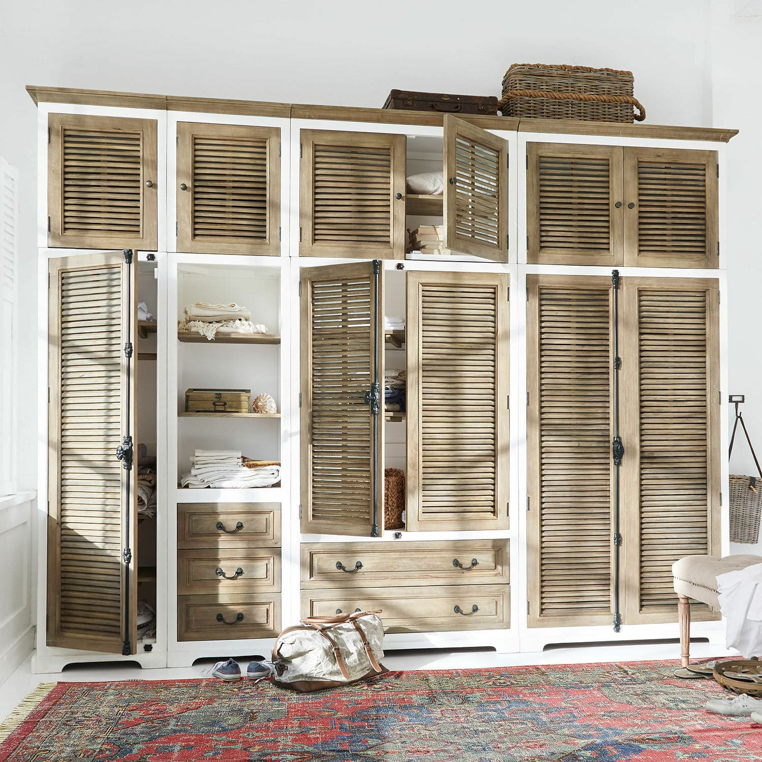 Schrank-Set Daviau within Kleiderschrank Boho